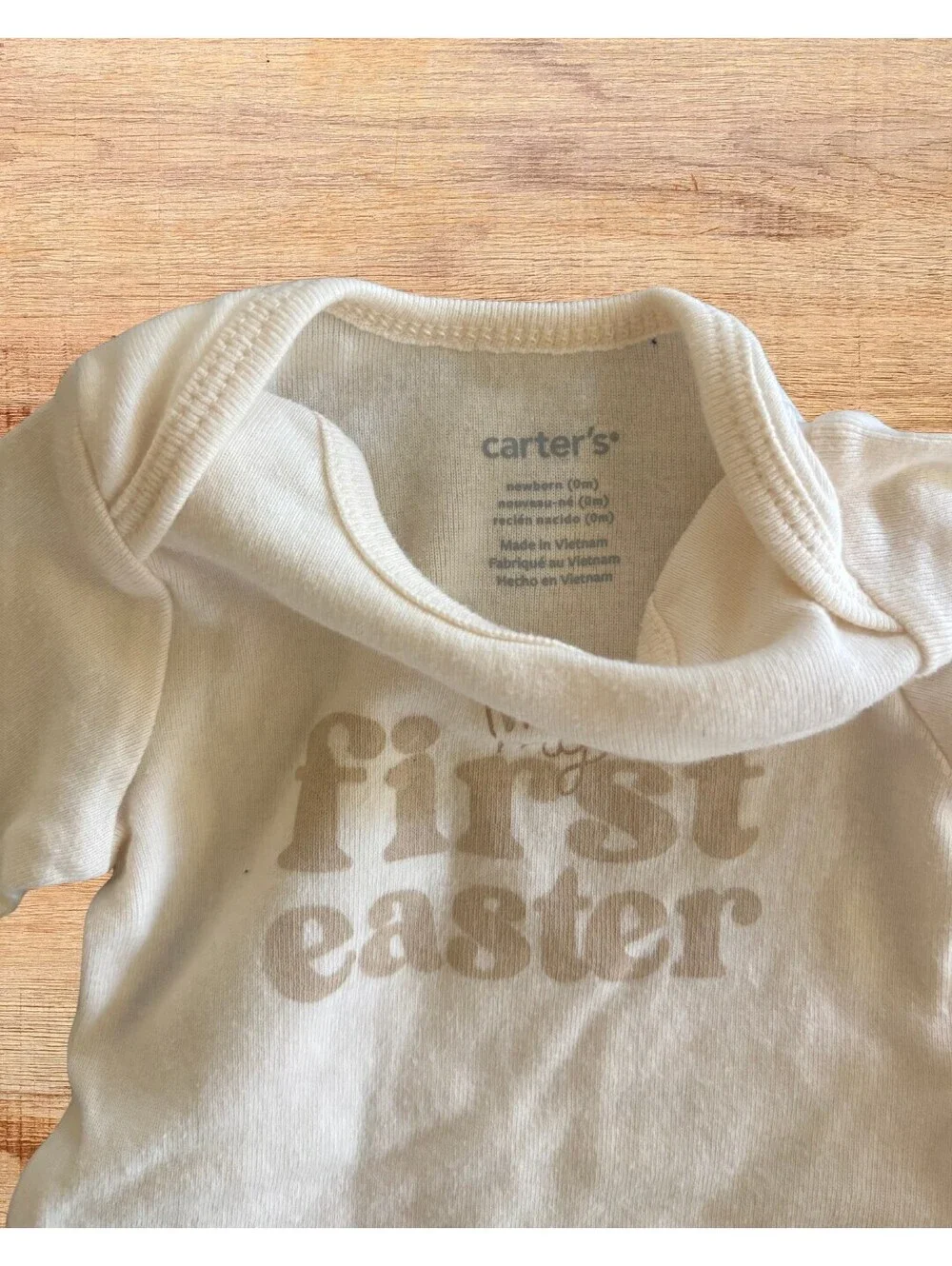 Carter's My 1st Easter Newborn Long Sleeve Bodysuit